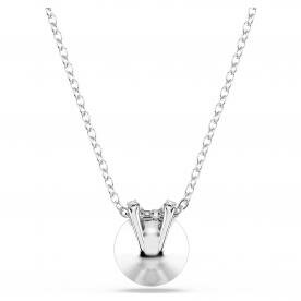 Swarovski Bella ezüst színű nyaklánc zöld kristállyal 5724285