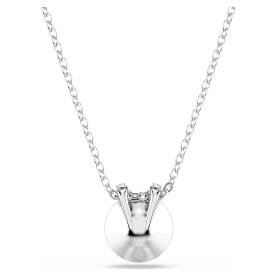 Swarovski Bella V ezüst színű nyaklánc rózsaszín cirkóniával 5724289