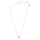 Swarovski Bella V medál rozé színű nyaklánc rózsaszín kristállyal 5662088