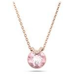 Swarovski Bella V medál rozé színű nyaklánc rózsaszín kristállyal 5662088