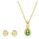 Swarovski Chroma arany színű ékszer szett 5684507