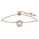 Swarovski Constella állítható rozé karkötő kristályokkal 5648998