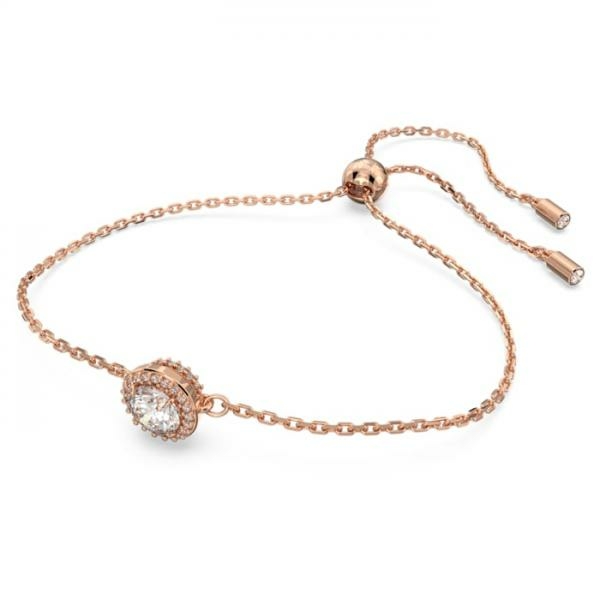 Swarovski Constella állítható rozé karkötő kristályokkal 5648998