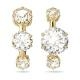 Swarovski Constella arany színű fülbevaló kristályokkal 5616919