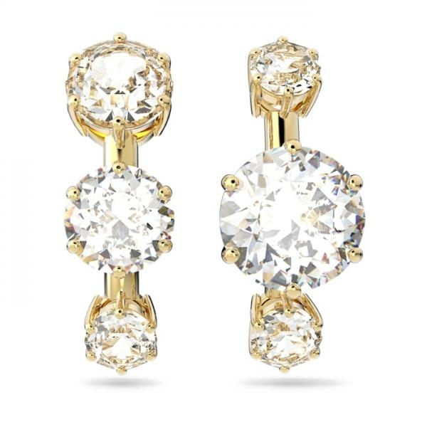 Swarovski Constella arany színű fülbevaló kristályokkal 5616919
