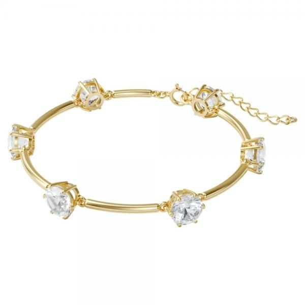 Swarovski Constella arany színű karkötő swarovski kristályokkal 5622719
