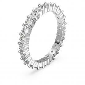 Swarovski Constella ezüst színű gyűrű fehér kristállyal 