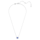 Swarovski Constella ezüst színű nyaklánc kék kristállyal 5671809