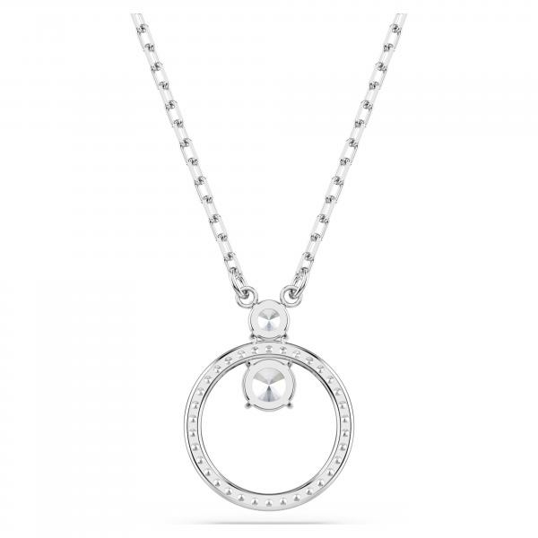 Swarovski Constella ezüst színű nyaklánc kör alakú medállal 5692261