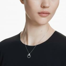 Swarovski Constella ezüst színű nyaklánc kör alakú medállal 5692261