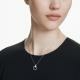 Swarovski Constella ezüst színű nyaklánc kör alakú medállal 5692261