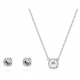 Swarovski Constella ezüst színű szett kristállyal 5648996