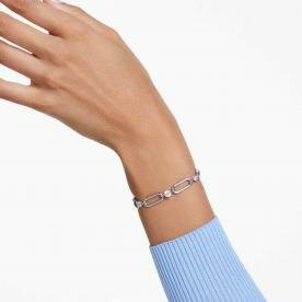 Swarovski Constella ovális szemű ezüst színű karkötő 5683353