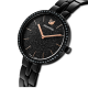 Swarovski Cosmopolitan fekete rozé női óra