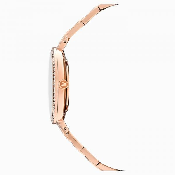 Swarovski Cosmopolitan fekete rozé női óra kristályokkal 5517797