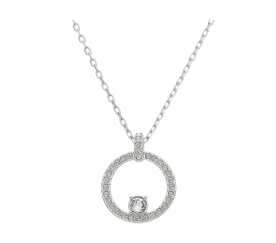 Swarovski Creativity ezüst színű ékszer szett fehér kristállyal 5229050