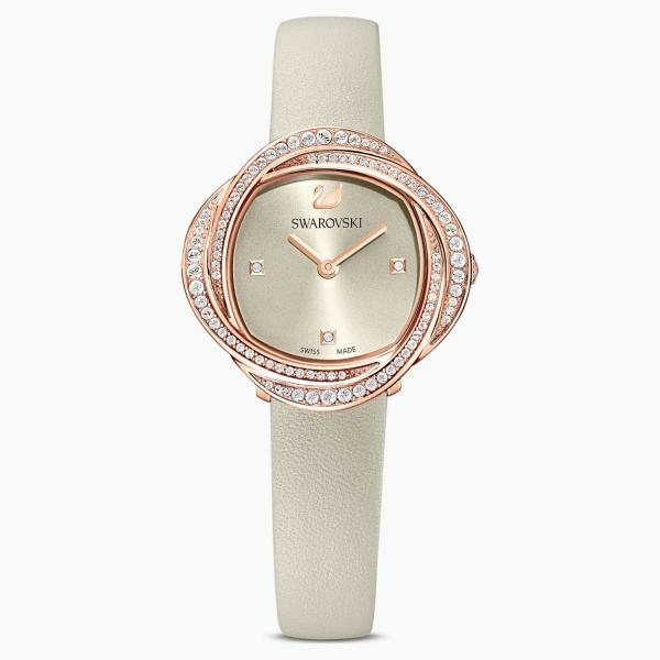 Swarovski Crystal Flower rozé drapp női óra 5552424