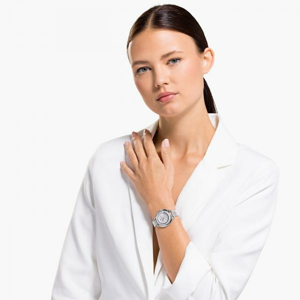 Swarovski Crystalline Aura karóra ezüst tónusú 5519462