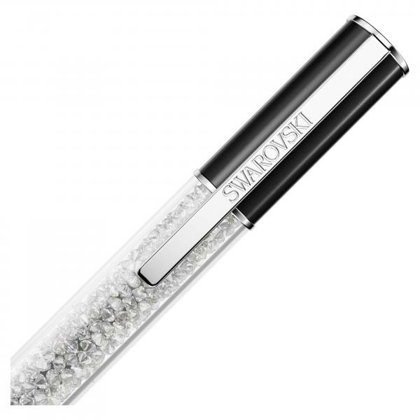 Swarovski Crystalline Lustre fekete ezüst tónusú golyóstoll 5694180