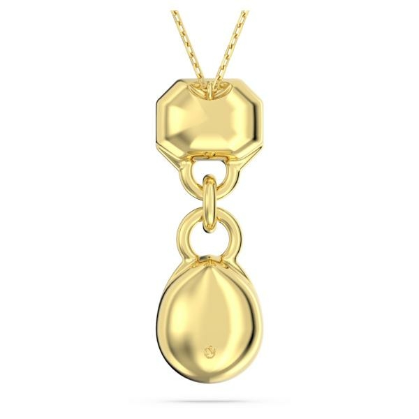 Swarovski Dextera arany színű nyaklánc fehér kristállyal  5663339
