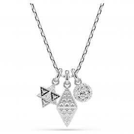 Swarovski Dextera ezüst színű nyaklánc három medállal 5700288
