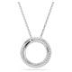 Swarovski Dextera ezüst színű nyaklánc kör medállal 5692737