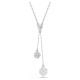 Swarovski Dextera ezüst színű Y nyaklánc 5693207