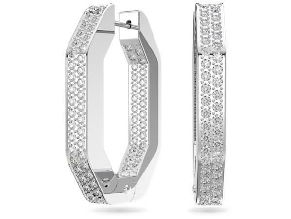 Swarovski Dextera nagy nyolcszögletes ezüst színű fülbevaló 5618308