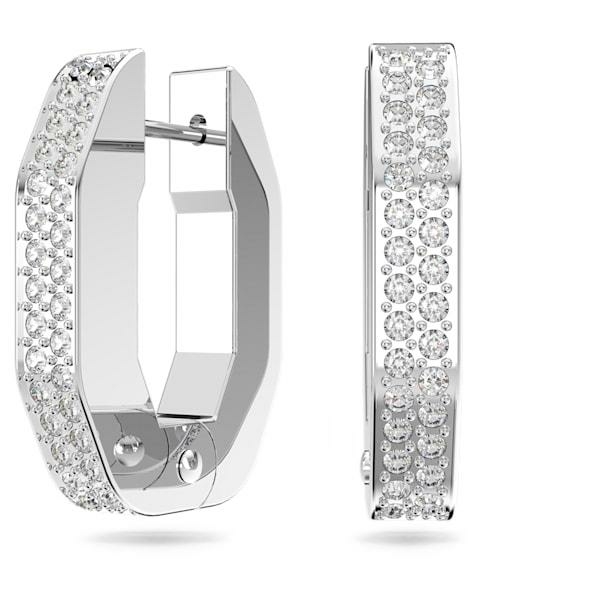 Swarovski Dextera nyolcszögletes ezüst színű fülbevaló 5618307