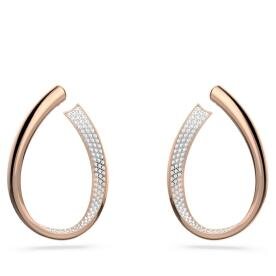 Swarovski Exist rozé színű közepes fülbevaló kristályokkal 5636960