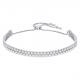 Swarovski Ezüst színű dupla karkötő swarovski krstályokkal 5221397