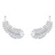 Swarovski Ezüst színű fülbevaló swarovski tollal 5482912