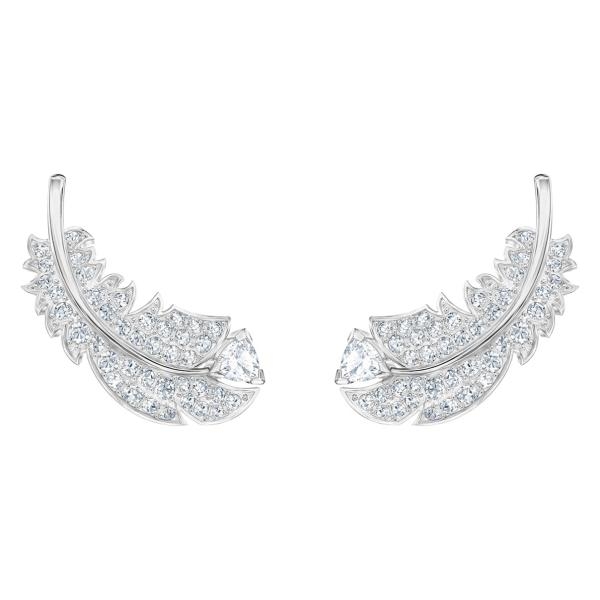 Swarovski Ezüst színű fülbevaló swarovski tollal 5482912