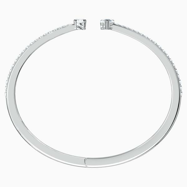 Swarovski Ezüst színű karperec kristályokkal 
