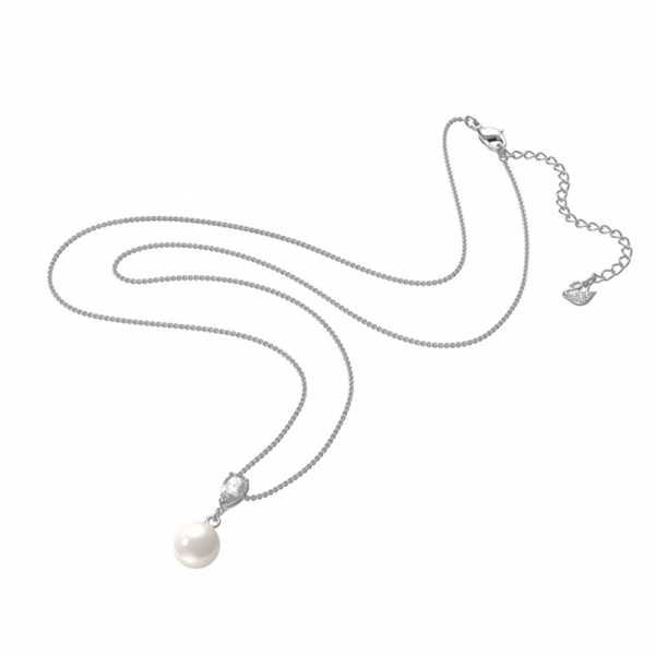 Swarovski Ezüst színű nyaklánc kristálygyönggyel 5559409