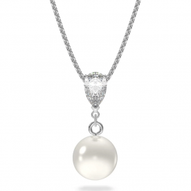 Swarovski Ezüst színű nyaklánc kristálygyönggyel 5559409