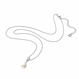 Swarovski Ezüst színű nyaklánc kristálygyönggyel 5559409