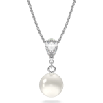 Swarovski Ezüst színű nyaklánc kristálygyönggyel 5559409