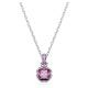 Swarovski Február lila köves nyaklánc 5651708