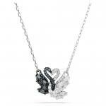 Swarovski Fekete-fehér hattyús nyaklánc 5705721
