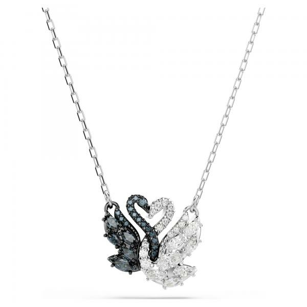 Swarovski Fekete-fehér hattyús nyaklánc 5705721
