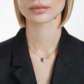Swarovski Fekete-fehér hattyús nyaklánc 5705721