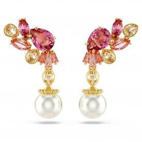 Swarovski Gema arany színű csepp alakú fülbevaló 5688486
