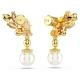 Swarovski Gema arany színű csepp alakú fülbevaló 5688486