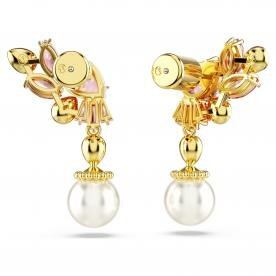 Swarovski Gema arany színű csepp alakú fülbevaló 5688486