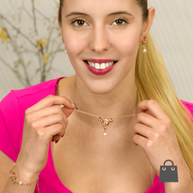 Swarovski Gema arany színű ékszer szett - szett