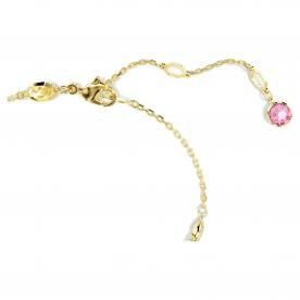 Swarovski Gema arany színű karkötő színes kristályokkal 5688488