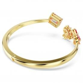 Swarovski Gema arany színű karperec rózsaszín kristállyal 5688482