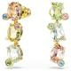 Swarovski Gema csepp alakú fülbevaló színes kristályokkal 5714815