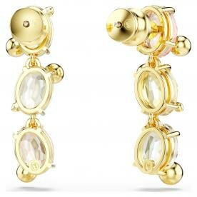 Swarovski Gema csepp alakú fülbevaló színes kristályokkal 5714815